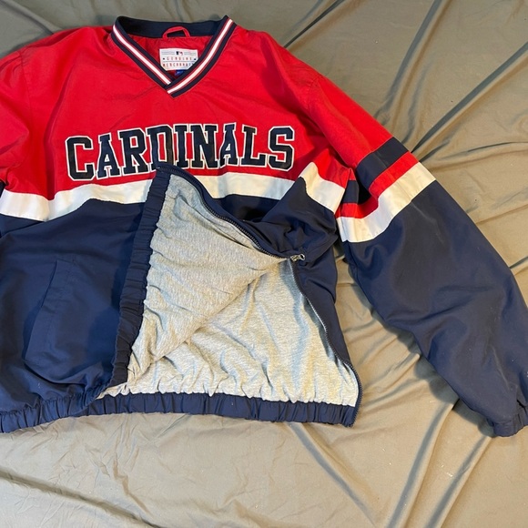MLB Genuine Merchandise St. Louis Cardinals Pullover Side Zip Windbreaker XXL - Picture 6 of 7